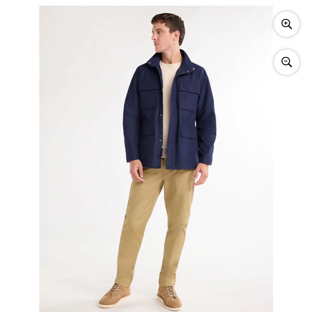 New with tag! Men's Navy Utility Jacket - Picture 3 of 9
